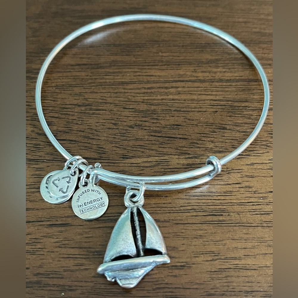 Alex and Ani Sailboat Charm Bracelet